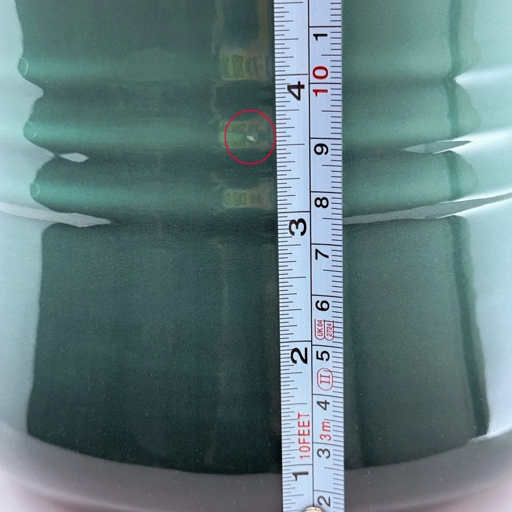 Le Creuset Artichaut Green Large Utensil Crock 2.3L / 2.38 Qt Stoneware 2102